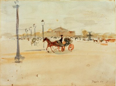 Place de la Concorde in Paris by August Macke